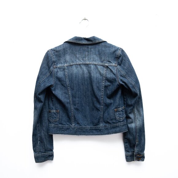 J & Co Vintage Cropped Blue Jean Jacket - Picture 5 of 5